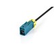 Fakra Z-Coded Dual Female Waterproof Coaxial Cable, RG174 Coaxial Cable, 5m Length, Compatible With GMSL1/2 Cameras