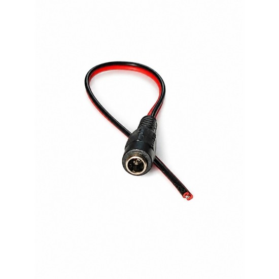Female DC Jack Connector Extension Cable - 12CM - 2.1*5.5 Connector