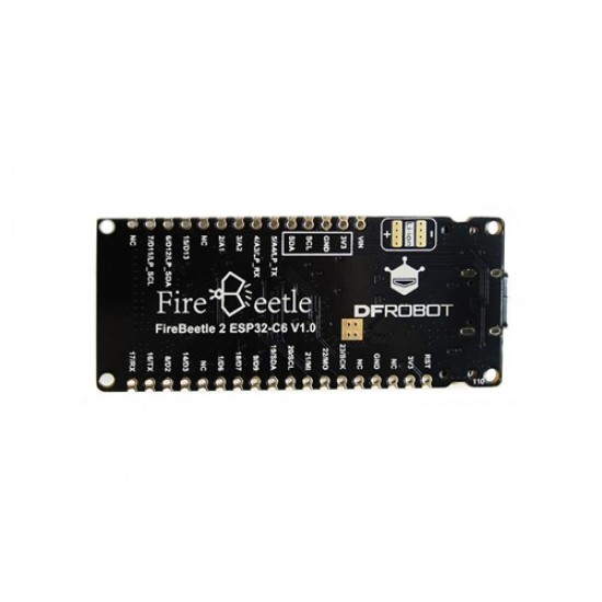 DF ROBOT FireBeetle 2 ESP32-C6 IoT Development Board for Smart Home Control System 4MB Flash (MPN: DFR1075) DF ROBOT FireBeetle 2 ESP32-C6 IoT Development Board for Smart Home Control System 4MB Flash (MPN: DFR1075)