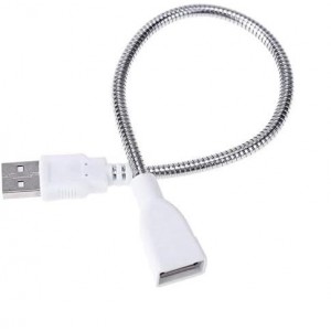 Flexible USB A Male to Female Extension Cable - 25cm