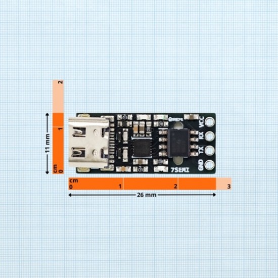 7Semi FT234XD USB to UART Isolated Converter Module (MPN: CM-11026) 7Semi FT234XD USB to UART Isolated Converter Module (MPN: CM-11026)
