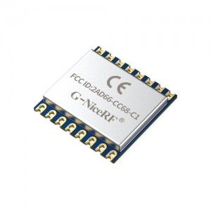 G-NiceRF CC68-C1 868MHz LLCC68 22dBm LoRa Wireless Module - SPI Interface G-NiceRF CC68-C1 868MHz LLCC68 22dBm LoRa Wireless Module - SPI Interface