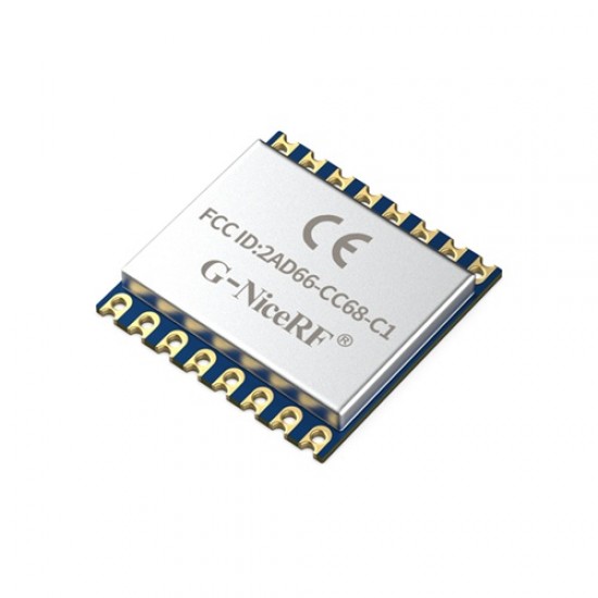 G-NiceRF CC68-C1 868MHz LLCC68 22dBm LoRa Wireless Module - SPI Interface G-NiceRF CC68-C1 868MHz LLCC68 22dBm LoRa Wireless Module - SPI Interface