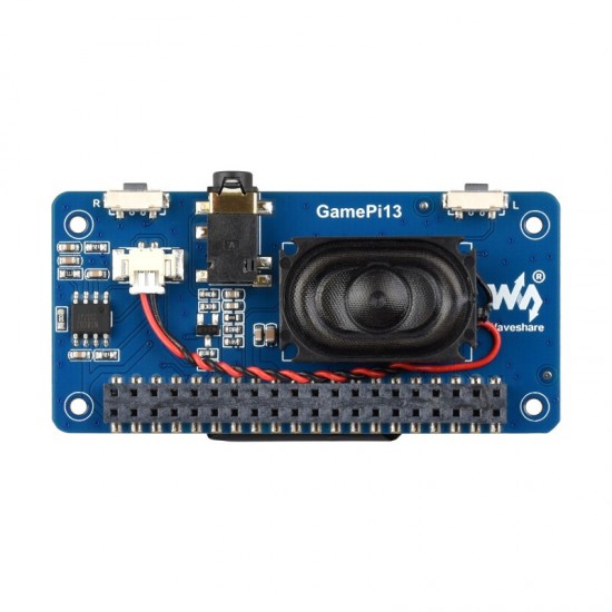 GamePi13 1.3inch LCD Game Console For Raspberry Pi, 240x240 Resolution, Integrated ST7789 Driver Chip, SPI Communication