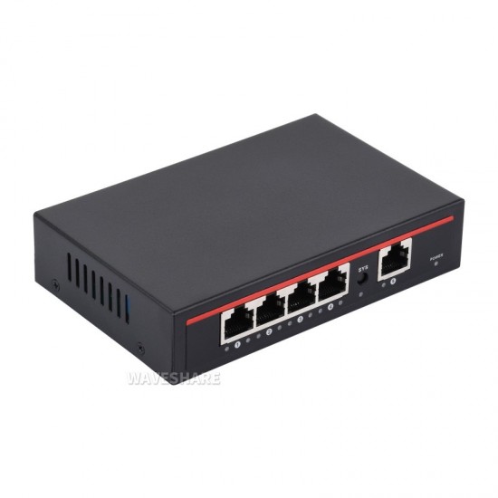 AC PoE Integrated Gigabit Router, 5 Gigabit Ports, Standard PoE Power Supply Output, AP Management