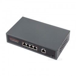 120W Gigabit Ethernet PoE Switch, 4x PoE+ Ports, Up To 30W Per Port, 802.3af/at Compliant, Fanless Design, High-Speed 10/100/1000M Ethernet Port, Network Switch PoE 120W Gigabit Ethernet PoE Switch, 4x PoE+ Ports, Up To 30W Per Port, 802.3af/at Compliant, Fanless Design, High-Speed 10/100/1000M Ethernet Port, Network Switch PoE