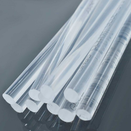 Glue Stick For Hot Melt Glue Gun - Transparent - 20cm (L) x 10mm (Dia)