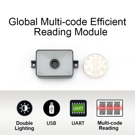 GROW GM78 USB/UART 1D 2D Bar Code Qr Code Scanner Module