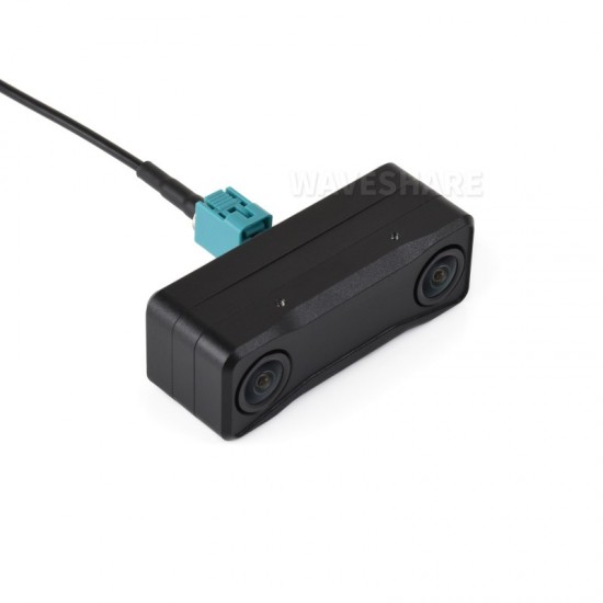1MP Global Shutter GMSL Stereo Camera, Built-in IMU Module, Stereo Synchronization, 120° FoV, Supports 60FPS Real-time Image Capture