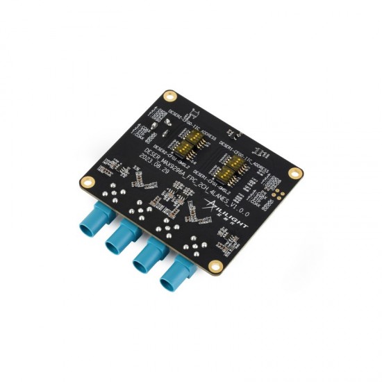 4-Ch GMSL Camera Adapter Board, Equipped With MAX9296 Deserializer, High-Speed And Low-Latency Serial Transmission, Compatible With Raspberry Pi 5 4-Ch GMSL Camera Adapter Board, Equipped With MAX9296 Deserializer, High-Speed And Low-Latency Serial Transmission, Compatible With Raspberry Pi 5