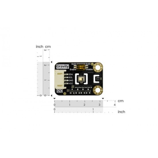 DF ROBOT Gravity: STCC4 True Carbon Dioxide (CO2) Sensor (3-in-1 Air Quality Monitoring, 400 ~ 5000ppm) (SEN0678)