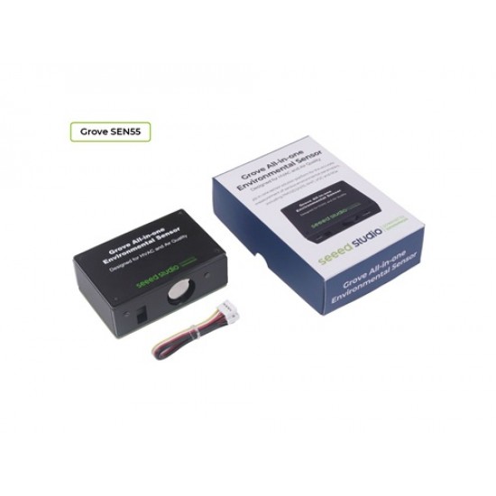 Seeed Studio Grove - SEN55 All-in-one environmental sensor - NOx, VOC, RH, Temp, PM1.0/2.5/4/10 with proprietary algorithms, HVAC, Air Purifier (MPN:101021014) Seeed Studio Grove - SEN55 All-in-one environmental sensor - NOx, VOC, RH, Temp, PM1.0/2.5/4/10 with proprietary algorithms, HVAC, Air Purifier (MPN:101021014)