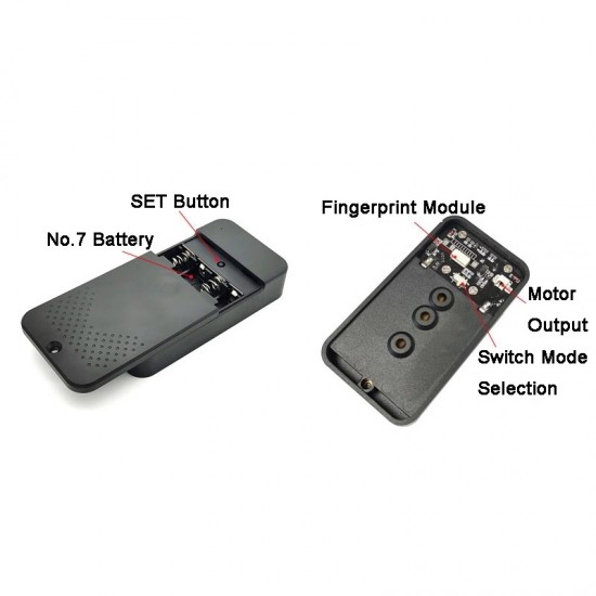 GROW K236-A Fingerprint Control Board With 4*AAA Battery Case