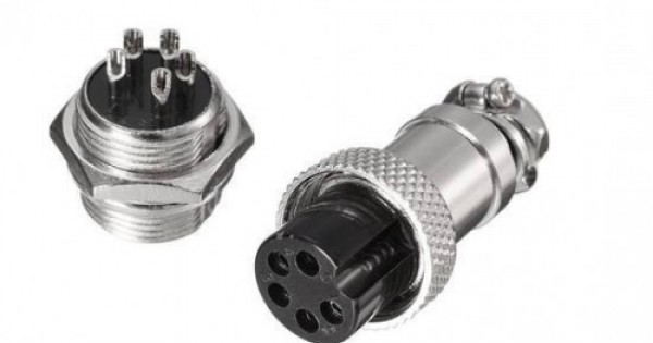 Buy Gx Pin Round Shell Aviation Connector Set Of Male And Female