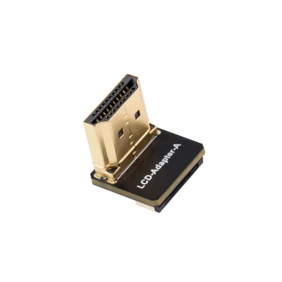 Waveshare DIY HDMI Cable HDMI Adapter Vertical (B) Type Waveshare DIY HDMI Cable HDMI Adapter Vertical (B) Type