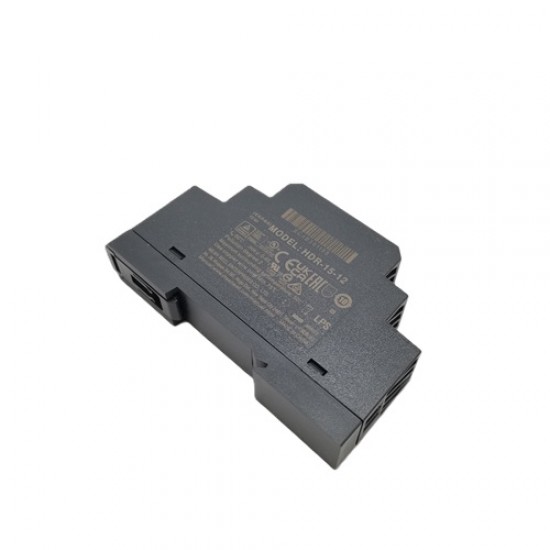 Mean Well HDR-15-12 12V 1.25A 15W DIN Rail AC-DC Switching Power Supply (SMPS)