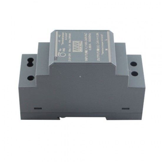Mean Well HDR-30-24 24V 1.5A 36W Ultra Slim DIN Rail AC-DC Switching Power Supply (SMPS) Mean Well HDR-30-24 24V 1.5A 36W Ultra Slim DIN Rail AC-DC Switching Power Supply (SMPS)