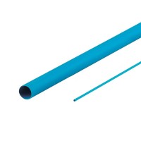 Heat Shrink Sleeve - 2 / 6mm Diameter - Blue - 1 Meter - Woer