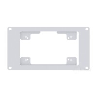 Waveshare HomeRack 7inch DSI Display Mounting Panel, 3U Mounting Space, Compatible With Official Raspberry Pi 7inch Touch Displays