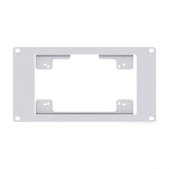 Waveshare HomeRack 7inch DSI Display Mounting Panel, 3U Mounting Space, Compatible With Official Raspberry Pi 7inch Touch Displays