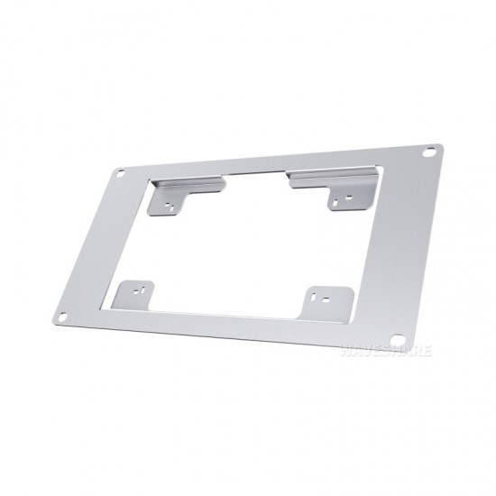 Waveshare HomeRack 7inch DSI Display Mounting Panel, 3U Mounting Space, Compatible With Official Raspberry Pi 7inch Touch Displays