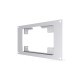 Waveshare HomeRack 7inch DSI Display Mounting Panel, 3U Mounting Space, Compatible With Official Raspberry Pi 7inch Touch Displays