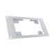 Waveshare HomeRack 7inch DSI Display Mounting Panel, 3U Mounting Space, Compatible With Official Raspberry Pi 7inch Touch Displays