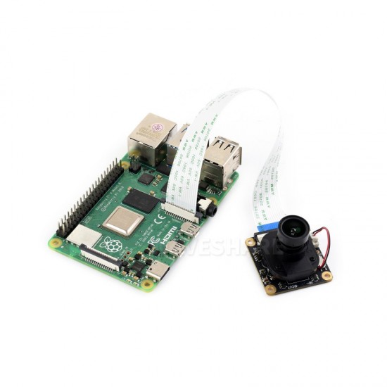 IMX291 2MP IR-CUT Camera, Fixed-Focus, 83° Diagonal FOV, Rolling Shutter, Compatible With Raspberry Pi Series Boards IMX291 2MP IR-CUT Camera, Fixed-Focus, 83° Diagonal FOV, Rolling Shutter, Compatible With Raspberry Pi Series Boards