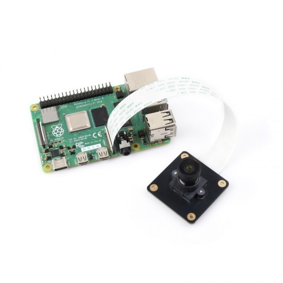 Waveshare IMX296 1.6MP M12 Mono Camera, Global Shutter, Supports Raspberry Pi Series Boards Waveshare IMX296 1.6MP M12 Mono Camera, Global Shutter, Supports Raspberry Pi Series Boards