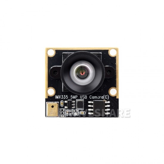 IMX335 5MP USB Camera (C), 2K Video Recording, Better Sensitivity In Low-Light Condition, Wide Dynamic Range, Distortion-Free