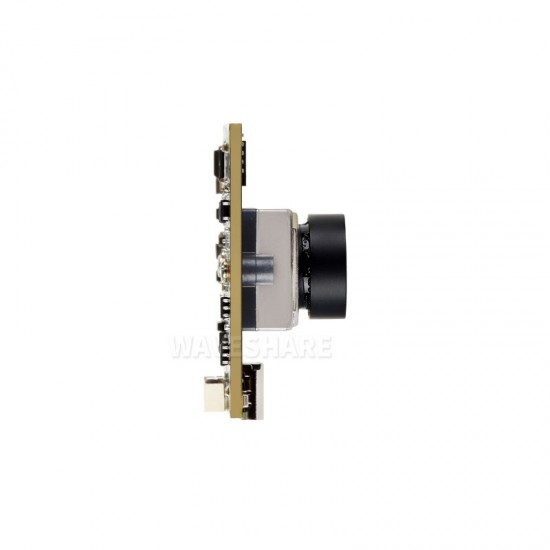 IMX415 8MP High-resolution USB Camera Module, IMX415 Sensor Chip, USB2.0 Port, Onboard Dual Microphones, Distortion-free