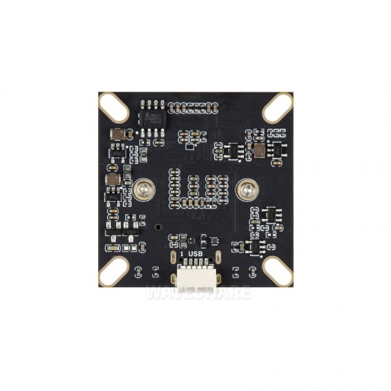Waveshare IMX415 8MP High-resolution USB Camera Module Type B, IMX415 Sensor Chip, USB2.0 Port, Onboard Dual Microphones, 93.5° Wide Angle Lens, -0.4% Distortion Waveshare IMX415 8MP High-resolution USB Camera Module Type B, IMX415 Sensor Chip, USB2.0 Port, Onboard Dual Microphones, 93.5° Wide Angle Lens, -0.4% Distortion