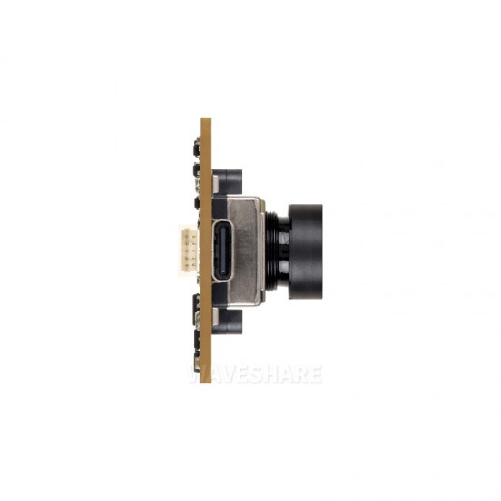 Waveshare IMX415 8MP High-resolution USB Camera Module Type B, IMX415 Sensor Chip, USB2.0 Port, Onboard Dual Microphones, 93.5° Wide Angle Lens, -0.4% Distortion Waveshare IMX415 8MP High-resolution USB Camera Module Type B, IMX415 Sensor Chip, USB2.0 Port, Onboard Dual Microphones, 93.5° Wide Angle Lens, -0.4% Distortion