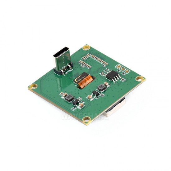 Waveshare IMX563 12MP OIS USB Camera (A), Autofocus, Dual-Axis Optical Image Stabilization (OIS), USB 2.0 Type-C Port