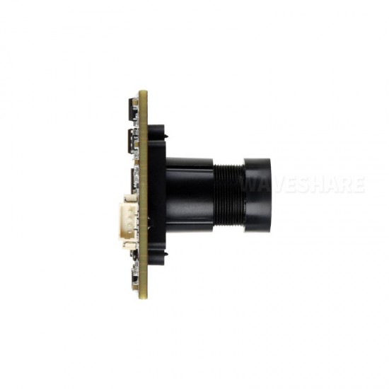 Waveshare IMX678 8MP M12 USB Camera Module, IMX678 Sensor Chip, USB2.0 Port, Better Sensitivity In Low-Light Condition, Easy To Use