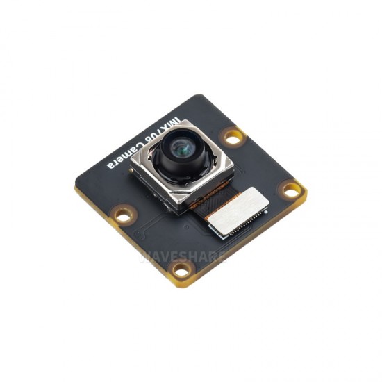 Waveshare IMX708 12MP High Resolution Autofocus Camera, 120° FOV, Compatible With Raspberry Pi Series Boards