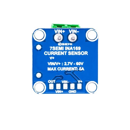 INA169 High-Side Current Sensor Module for DC Current Monitoring and Power Measurement (ES-12153)