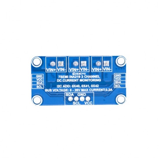 INA219 3-Channel DC Current Sensor Breakout - 26V 3.2A Max