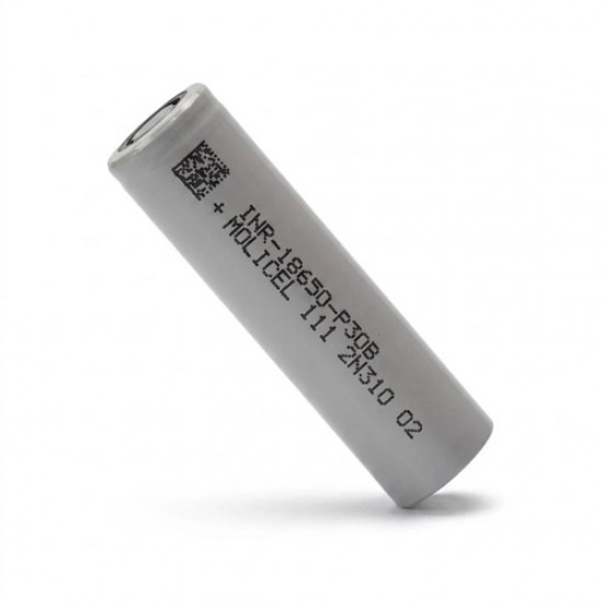Molicel INR18650-P30B 3000mAh 3.6V Rechargeable Li-ion Battery Cell – High Power 30A Discharge 18650 Battery