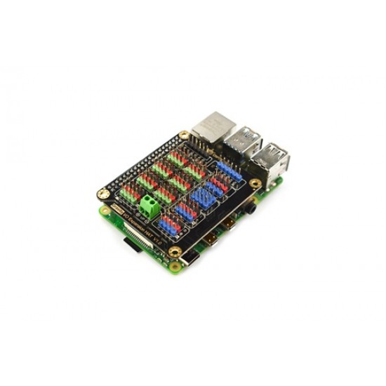 DF ROBOT IO Expansion HAT for Raspberry Pi 5 / 4B / 3B+ (MPN: DFR0566)