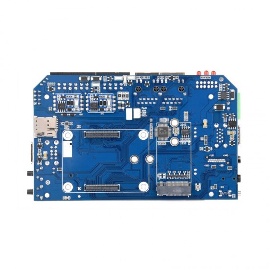 Gigabit/2.5G Dual Ethernet Industrial Computer Based On Raspberry Pi CM5, Supports 4K Display Output And 4G / 5G Module, Suitable For All Variants Of Compute Module 5, 4-CH RS485