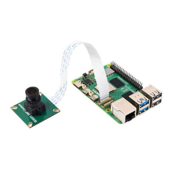 ISX031 3MP MIPI Camera Module, ISX031 Sensor, Built-in ISP, 123° Wide Angle, Fixed Focus, Compatible With Raspberry Pi Series And Mainstream Jetson Boards