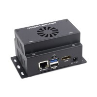 Jetson Nano Mini Computer 4GB RAM 16GB eMMC - Metal Enclosure - Multiple Interfaces