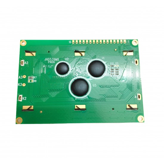 JHD 16x4 Character LCD Display Yellow Backlight - JHD539M8