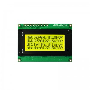 JHD 16x4 Character LCD Display Yellow Backlight - JHD539M8 JHD 16x4 Character LCD Display Yellow Backlight - JHD539M8