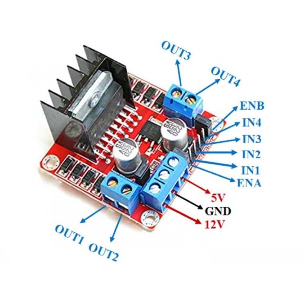 Buy L298N 2A Motor Driver Module Online In India at HUBTRONICS.in