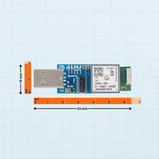7Semi L89 USB Multi-GNSS engines for GPS, IRNSS, GLONASS, BeiDou, Galileo and QZSS (MPN: CM-10142) 7Semi L89 USB Multi-GNSS engines for GPS, IRNSS, GLONASS, BeiDou, Galileo and QZSS (MPN: CM-10142)