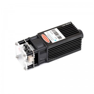 450nm High Precision Laser Module, 4.5W Blue Laser Head, Adjustable Focus, Suitable For DIY Engraving Of Multiple Materials 450nm High Precision Laser Module, 4.5W Blue Laser Head, Adjustable Focus, Suitable For DIY Engraving Of Multiple Materials
