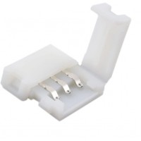 3 Pin 10mm Solderless LED Strip Connector For WS2812B / WS2811