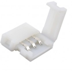 3 Pin 10mm Solderless LED Strip Connector For WS2812B / WS2811 3 Pin 10mm Solderless LED Strip Connector For WS2812B / WS2811